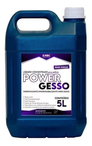 L Power Gesso Concentrado Para Misturar Hidrofugante Frete Gr Tis