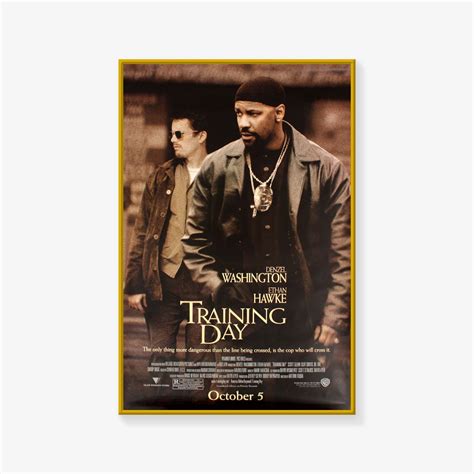 Denzel Washington Training Day Poster