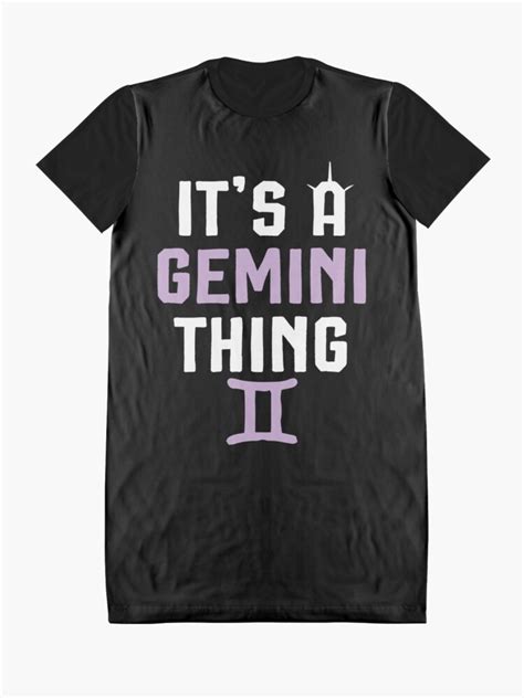 Its A Gemini Thing Gemini Shirt Womengemini Birthday T Graphic