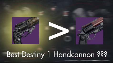 The Best Handcannon That Never Was Destiny 1 Youtube