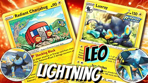 Luxio Deck The Zap Trio W Rapid Strike Luxray Radiant Charjabug