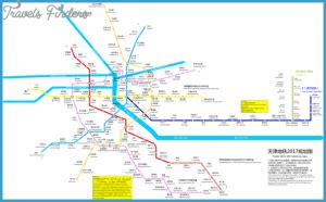 Tianjin Metro Map - TravelsFinders.Com