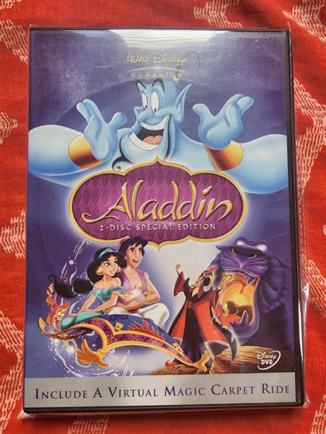 Disney dvd Aladdin, Hobbies & Toys, Music & Media, CDs & DVDs on Carousell