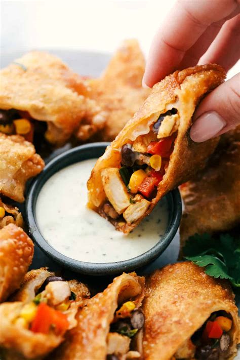 The Best Southwest Chicken Egg Rolls Recipe Concepts