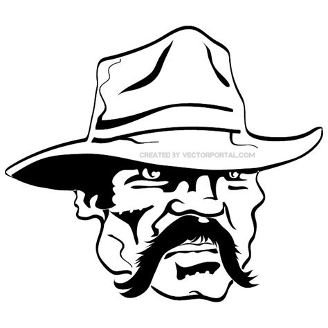 Cowboy free vector