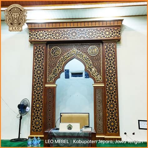 mihrab masjid leo mebel jepara