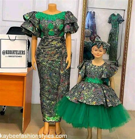 30 Best Matching Mother And Daughter Lace Styles In Nigeria Kaybee