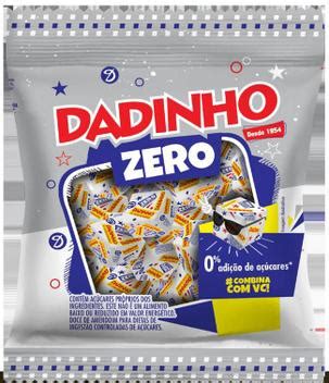 Bala Dadinho Tradicional Doce Amendoim Zero Açúcar 90g Balas