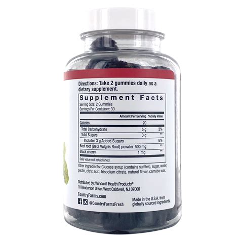 Country Farms Bountiful Beets Gummies, 60 CT | Pick Up In Store TODAY