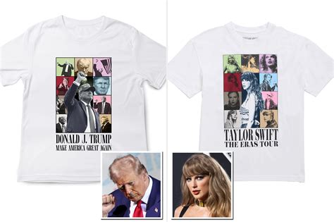 Trump Trolls Taylor Swift With Mock Eras Tour T Shirt Days After She