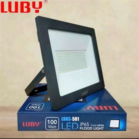 Jual Lampu Sorot Hemat Energy Luby 100 Watt Flood Light Ip65 Cool White