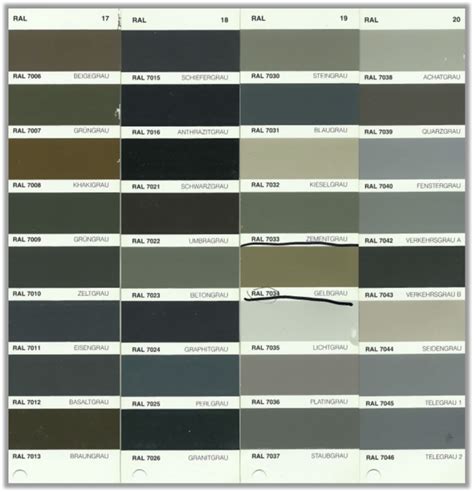 Ral Color Deck Ral Color Chart Ral Colour Chart Paint 40 Off