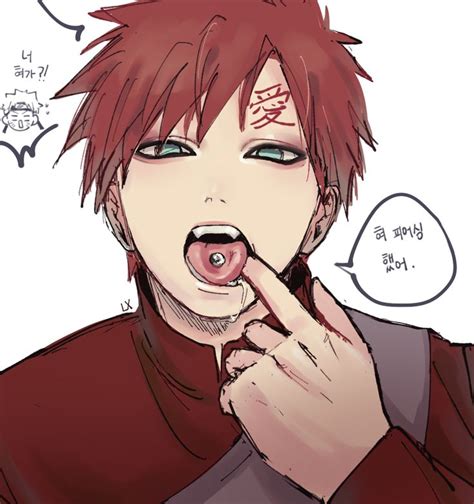 커미션 연 시럽 On Twitter Gaara Naruto Cute Naruto Gaara