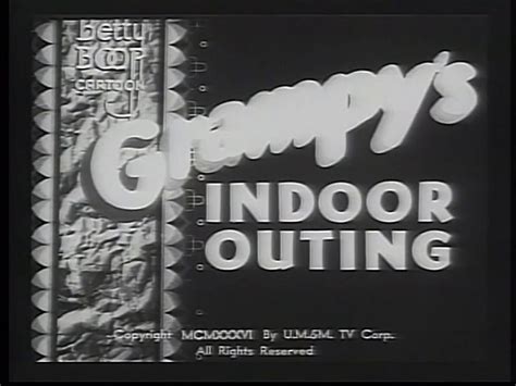 Betty Boop Grampy s Indoor Outing 1936 Vídeo Dailymotion