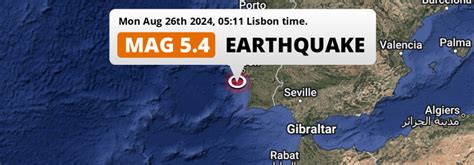 On Monday Night an Unusually powerful M5.4 Earthquake struck in the ...