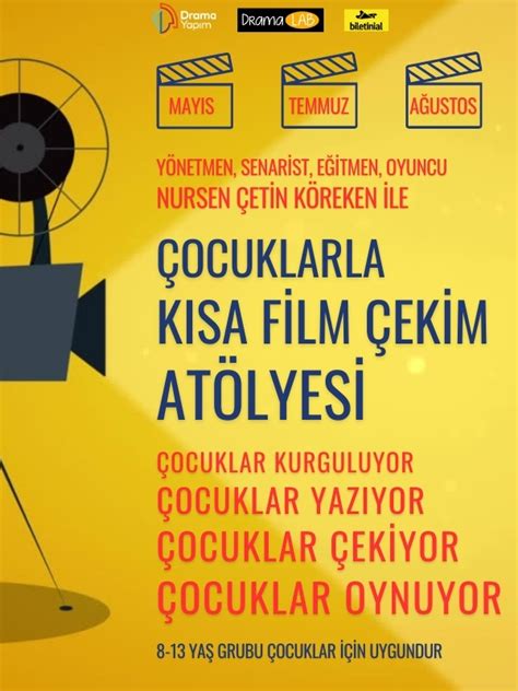 Çocuklarla Kısa Film Çekim Atölyesi Biletleri biletinial