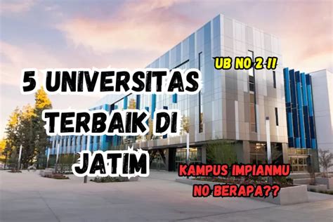 5 Universitas Terbaik Di Provinsi Jawa Timur Versi Edurank Ub Nomor 2