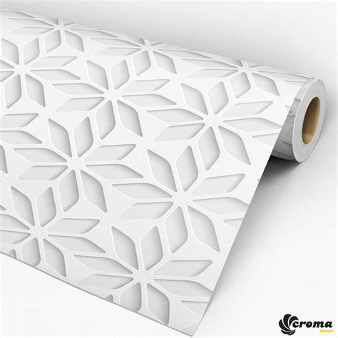 Papel De Parede Autoadesivo 3d 25 Croma Decor