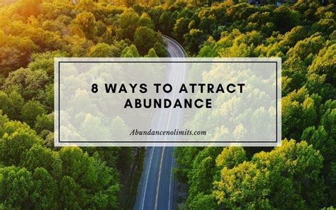 Ways To Attract Abundance In Your Life