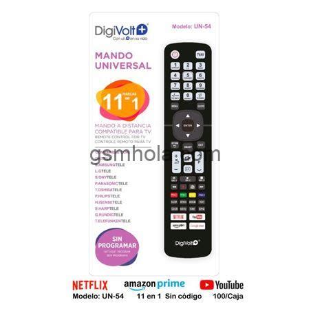 Mando TV DigiVolt Universal 11 En 1 Marcas Compatible OKI Samsung LG