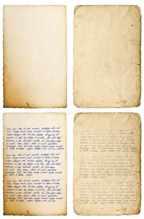 Old Paper Sheet Edges Free Stock Photos Stockfreeimages