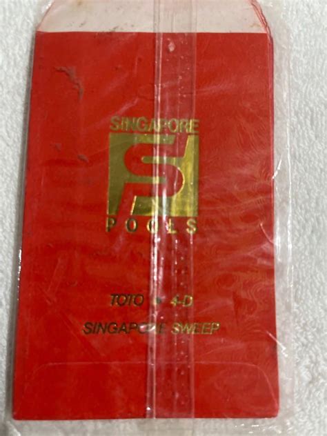 Singapore Pools Red Packet Hobbies Toys Stationery Craft Other