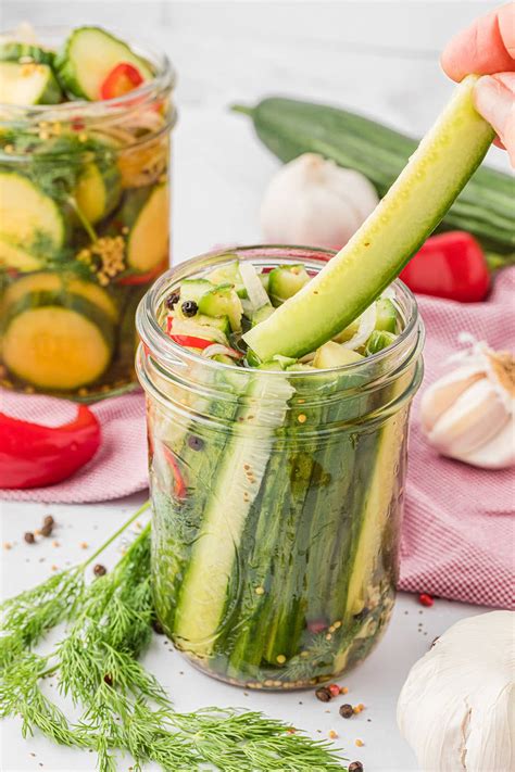 Quickles Easy Refrigerator Pickle Recipe Tidymom