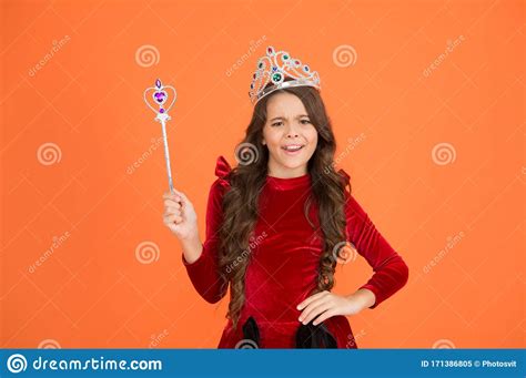 Magic Stick Concept Cute Kid Doing Magic Amazing Miracles Little