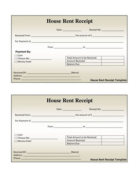 Explore Our Printable Room Rent Receipt Template Receipt Template