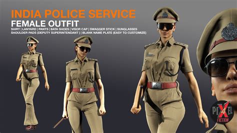 IPS India Police Officer Women Outfit - Character Creator/Outfit ...