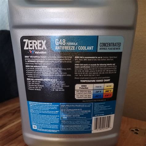 Zerex G Formula Blue Concentrated Engine Coolant Antifreeze Gallon