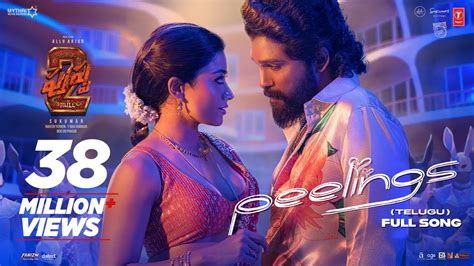 Peelings Telugu Lyrical Video Pushpa The Rule Allu Arjun