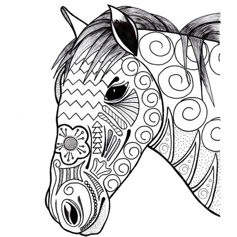 Adult Horse Coloring Pages Coloring Pages