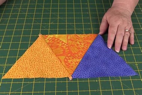 How To Sew Triangles Together For Quilting Part 2 Alanda Craft