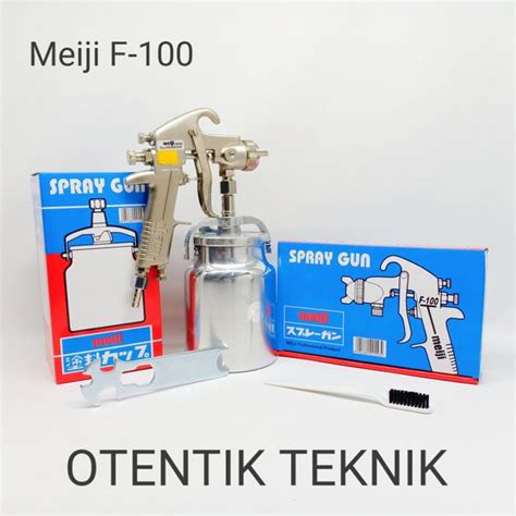 Jual SPRAY GUN MEIJI F100 TABUNG BAWAH TAIWAN MEIJI F 100 SPED