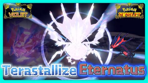 Terastallize Eternatus VS Shiny Eternatus Pokemon Scarlet And Violet