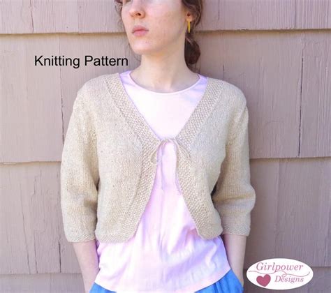 Knitting Pattern For Shrugs And Boleros