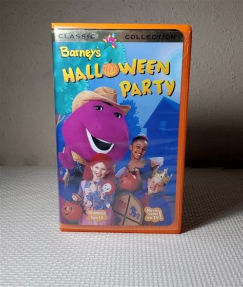 BARNEY - BARNEYS Halloween Party VHS 1998 Clamshell Classic Collection ...