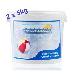 Stabilised Chlorine Tablets G Swimming Pool Chemicals