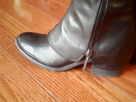 Donald Pliner Devi Boot Reverse Overlay Calf Tall Knee Black Leather