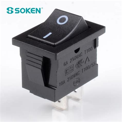 Soken Rk2 16 Interrupteur À Bascule Électrique Marche arrêt 10a 250vac