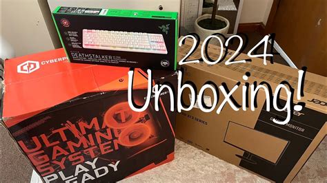 Cyberpower Gaming Pc Unboxing My Daughters Youtube