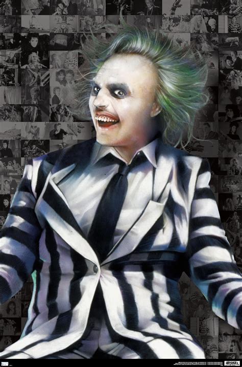 Beetlejuice Collage Wall Poster 22 375 X 34