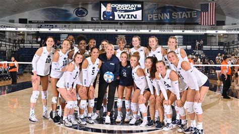 Penn State Volleyball Sweeps Uconn In Season Opener