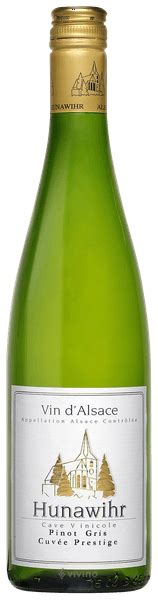 2018 Cave Vinicole de Hunawihr Cuvée Prestige Pinot Gris Vivino US