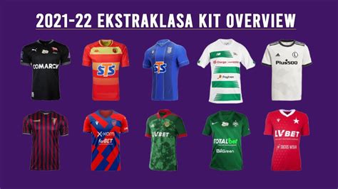 Ekstraklasa 21 22 Kit Overview All Jerseys YouTube