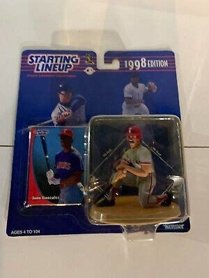 Starting Lineup 1998 MLB Juan Gonzalez Texas Rangers Baseball Figure