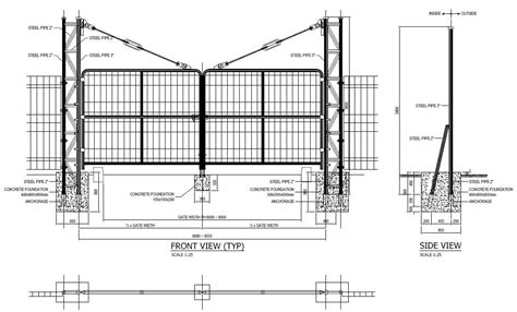 Detail Gambar Pagar Dwg Koleksi Nomer 31