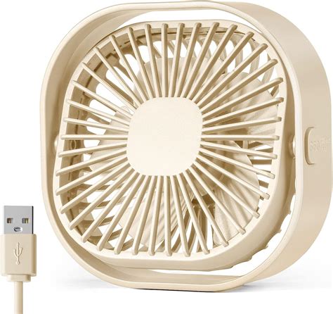 Mini Ventilator Leise Klein USB Kleiner Leiser Tischventilator Sehr