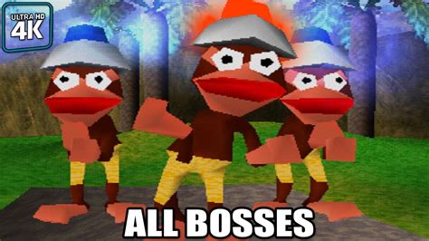 Ape Escape All Bosses With Cutscenes 4K UHD PS1 YouTube